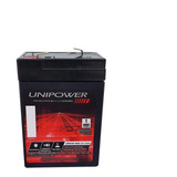 Bateria Recarregavel 6v 4,5a Up645seg Luz 4.5ah Unipower
