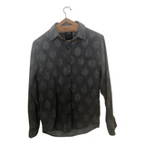 Camisa De Hombre Gris Claro Rusty- Talle M(leer Descripcion)