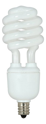 Satco S7366 13-watt Candelabro Base T2 Mini Espiral, 5000k, 