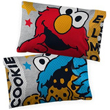 Funda De Almohada De Sesame Street Hip Elmo De Doble Ca...