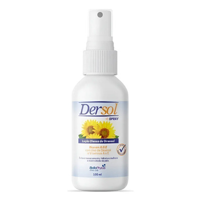Óleo Hidratante Dersol Girassol Spray 100ml Fácil Aplicação Girassol | Frete grátis