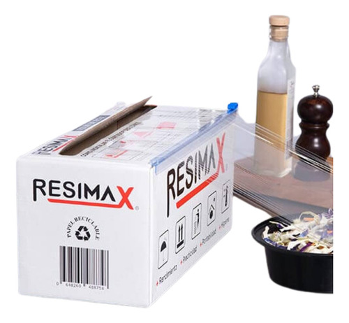 Film De Pvc Resimax 38 Cm X 1000 Mts Reales Con Dispenser