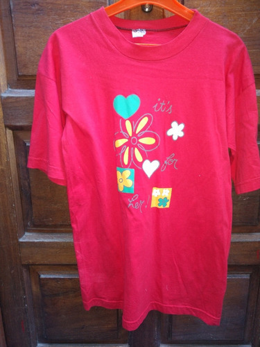 Remera Roja Retro Vintage