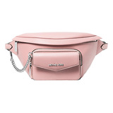 Cangurera Riñonera Michael Kors Original Maisie Cuero Rosa