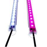 Luminária Led 25cm Rosa / Branco  P/ Aquário Nano