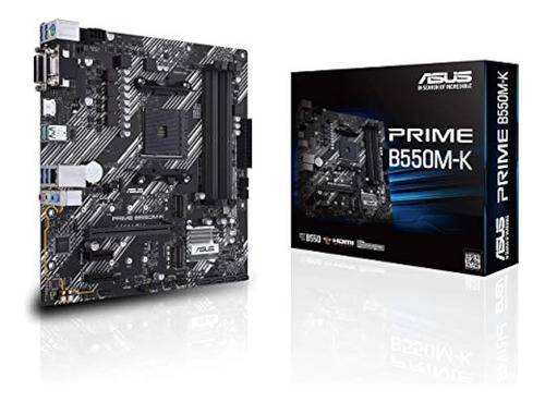 Asus Prime B550m-k Amd Am4 Zen 3 Ryzen 5000 & 3rd Gen Ryzen 