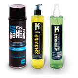 Enfriador, Gel Para Afeitar Y Loción After Shave Kbron Trio9