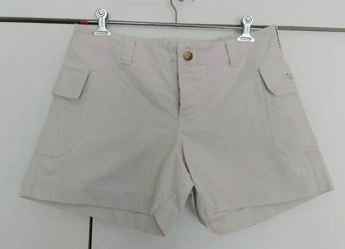 Bermuda /short De Gabardina Marca Sail Talle M Impecable