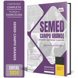 Apostila Semed Campo Grande Ms 2024 Professor Educação