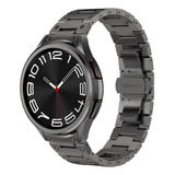 Pulseira De Relógio De Aço Cinza Para Samsung Galaxy Watch6