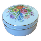 Alhajero Joyero De Porcelana Tsuji Flores Multiculores