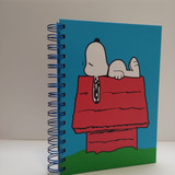 Cuaderno Snoopy + Separador. 100 Hojas. 1 Materia. Anillado,