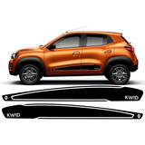 Kit Adesivo Faixa Lateral Renault Kwid Sport