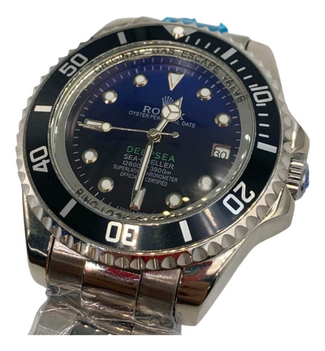 Reloj Deepsea Sea Dweller Cara Azul 44mm Automatico Rolx