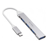 Hub Usb Tipo-c Usb 2.0 Y 3.0 3+1 Pc Notebook