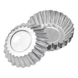 Molde Aluminio Para Mini Tartas, Tartaletas, Pack Of 50