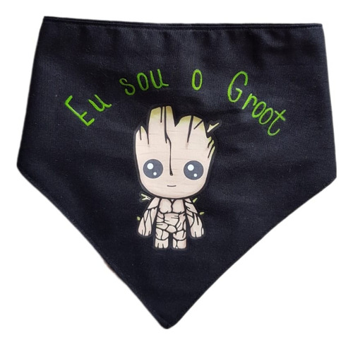 Bandana Pet Baby Groot Tamanho M