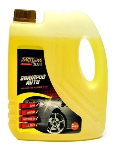 Shampoo Lavado De Auto 2 Litros Motorlife 