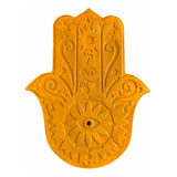 Porta Sahumerios Artesanal Mano De Fátima - Hamsa Maíz#s