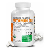 Vitamina D3 10.000 Iu 250 Mcg. 120 Cápsulas