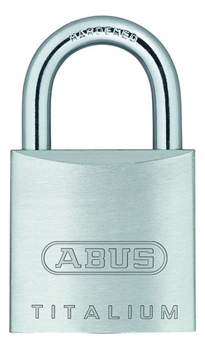 Abus 64ti25 Candado De Aleacion De Aluminio Y Titalio Clave