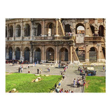 Vinilo 60x60cm Coliseo Romano Grandes Edificios Italia