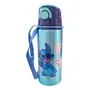 Botella Stitch 730ml. Aluminium Pop Up Stor Con Correa Color Celeste