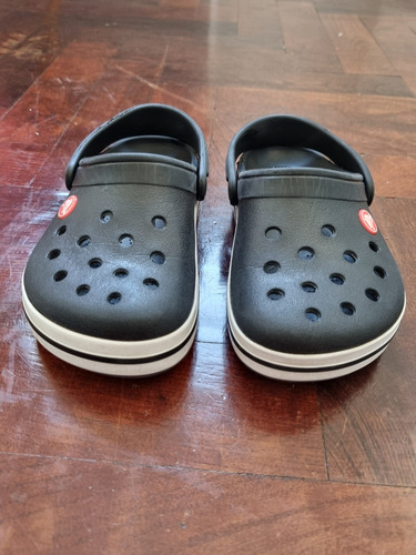  Crocs Crocband Negras J1 Niño Niña Originales Usadas
