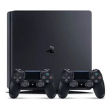 Sony Playstation 4 Slim + 2 Joysticks 500 Gb + 7 Juegos