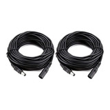 Cable Extensión 12v Dc 2pcs 33ft (10m) Para Cámara Seguridad