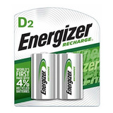 Las Baterías Recargables Energizer D, Nimh, 2500 Mah, 2 Recu