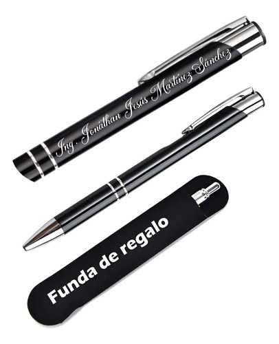 Pluma Bolígrafo Personalizada Grabado Láser Envío Express