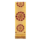 Caminos De Mesa Chenille Estampados Mandala Limon