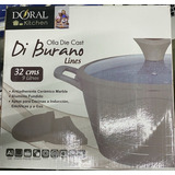 Olla Ceramica Linea Di Burano Marca Doral 24 Cms / 4 Litros