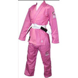 Judogi Tramado Pesado Marca Fuji Para Judo. Usado Rosa