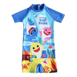 Traje De Baño De 1 Pieza Baby Shark 1 A 6 Años