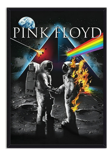 Cuadro Enmarcado Póster Banda Pink Floyd 