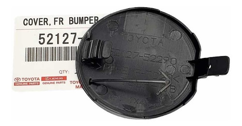 Tapa Remolque Parachoque Delantero Toyota Yaris 06-09  Foto 4