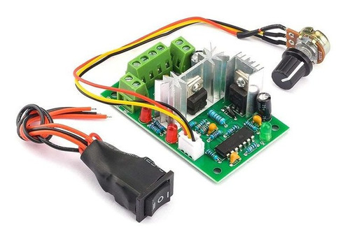 Controlador De Velocidad 6-30v 6a Reversible Motor Dc Pwm