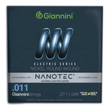 Encordoamento Guitarra Giannini Geegst 11 Protetiva Nanotec