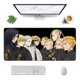 Mouse Pad Largo Tokyo Revengers Personajes Anime Art 30x70cm