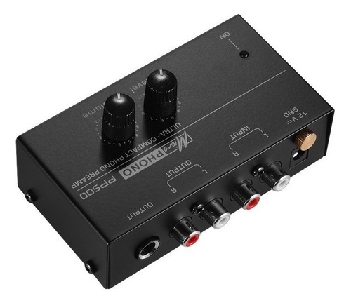 Ultra-compact Phono Preamp With Level And Volume