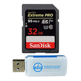 Sandisk - Tarjeta De Memoria Sdhc Sd Extreme Pro De 32 Gb