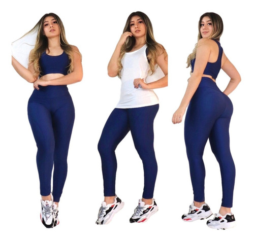 Conjunto Deportivo 3 Piezas Lycra Dama Fit - Gym