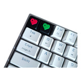 Keycaps Teclas Para Teclado Corazón Colores Variados X 10 