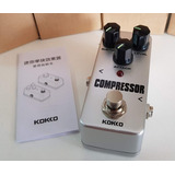 Pedal Sustain Compressor True Bypass Koko Resistente Metal E