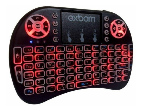 Mini Teclado S/fio Controle P/ Smart Tv, Tv Box E Notebooks