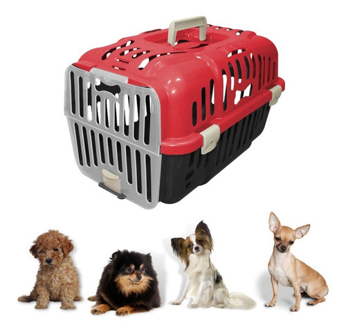 Caixa Transporte Cães Gatos Até 6kg Joy N1 Furacão Pet