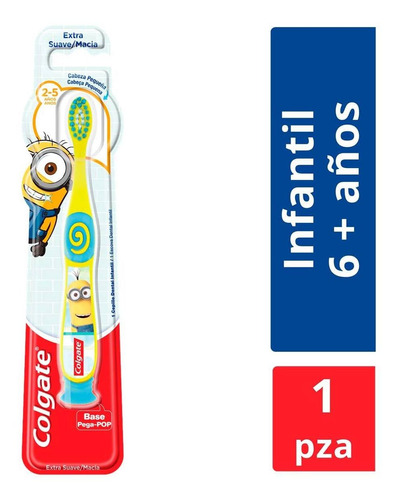 Cepillo De Dientes Infantil Colgate Smiles Minions Para Niños