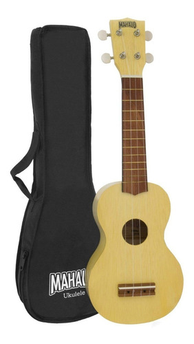 Ukelele Soprano Mahalo Mk1 Con Funda - Color Transparent Butterscotch